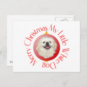 Frohe Weihnachten White Pekingese (Vorne/Hinten)