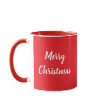 Frohe Weihnachten White Script Minimalistisch