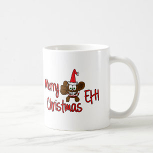 Frohe Weihnachten wie! Biber-Kaffee-Tasse Kaffeetasse