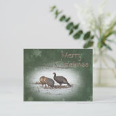 Frohe Weihnachten Wild Türkei (Stehend Vorderseite)