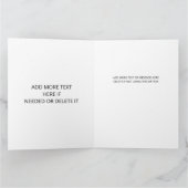 Frohe Weihnachten Wilde Blume Feiertag Gruß Karte (Innenseite)