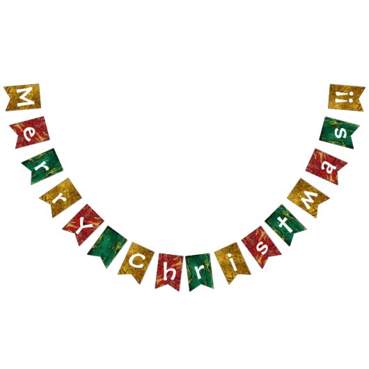 Frohe Weihnachten!! Wimpelkette (Alle)