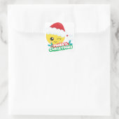 Frohe Weihnachten Winking Emoji Stickers (Tasche)