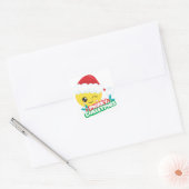 Frohe Weihnachten Winking Emoji Stickers (Umschlag)