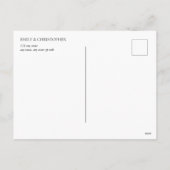 Frohe Weihnachten Winter Dusty Calligraphy Botanic (Rückseite)