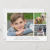 Frohe Weihnachten Winter Florals 4 Foto (Rückseite)