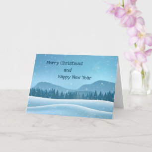 Frohe Weihnachten Winter Karte