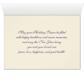 Frohe Weihnachten. Winter Pariser Scandarte (Innenansicht Horizontal (Unten))