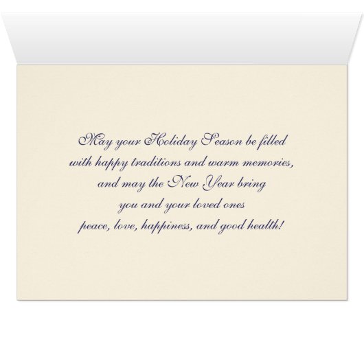 Frohe Weihnachten. Winter Pariser Szene C (Innenansicht Horizontal (Unten))