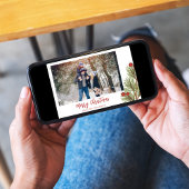 Frohe Weihnachten Winter Red Holly Berries 1 Foto