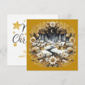 Frohe Weihnachten & Winterdorf  (Vorne/Hinten)