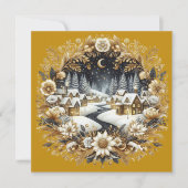 Frohe Weihnachten & Winterdorf  (Vorderseite)