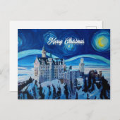 Frohe Weihnachten Winterherrschaft Postkarte (Vorne/Hinten)