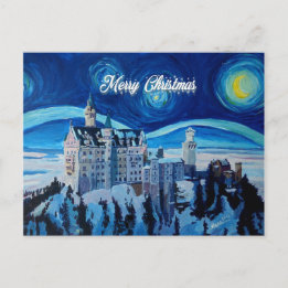 Frohe Weihnachten Winterherrschaft Postkarte