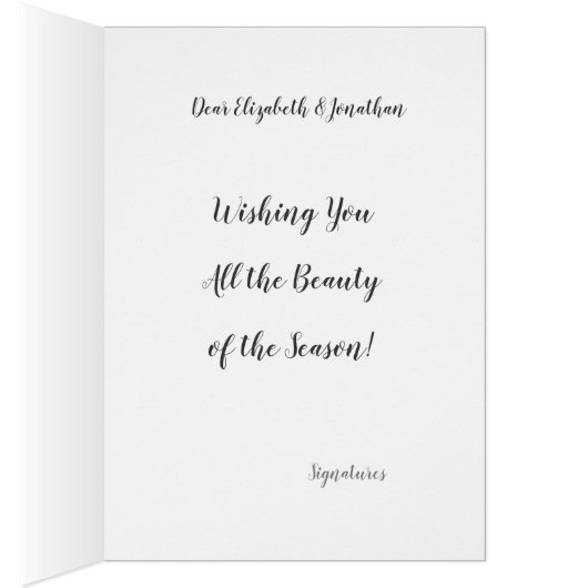 Frohe Weihnachten, Winterkraut, Weihnachten (Innen (Rechts))