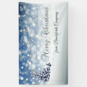 Frohe Weihnachten, Winterwunderland, Lichter Banner (Vertikal)