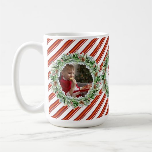 Frohe Weihnachten Wir Liebe Sie Mama Foto Vorlage Kaffeetasse (Links)