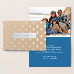 Frohe Weihnachten. Wirkliche Folienkarte