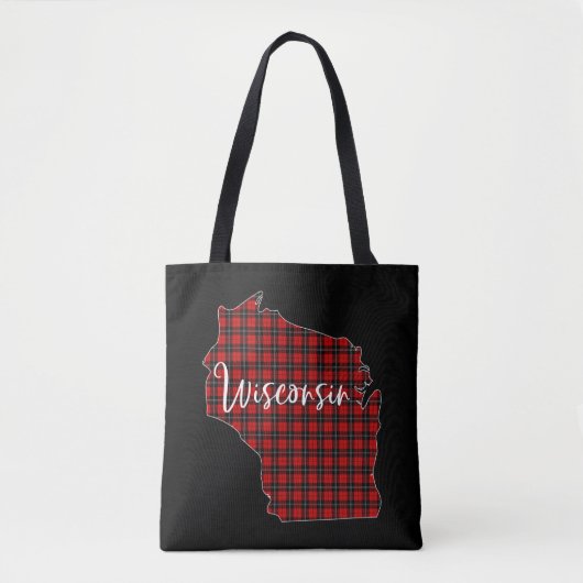 Frohe Weihnachten Wisconsin Tasche (Vorderseite)