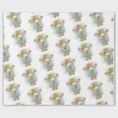 Frohe Weihnachten Wrap Cat Kitten Winter Geschenkpapier (Flach)