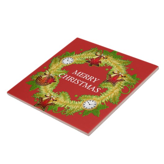 Frohe Weihnachten Wrealth Fliese (Seite)