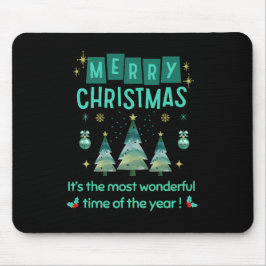 Frohe Weihnachten - Wunderbare Zeit des Jahres Mousepad