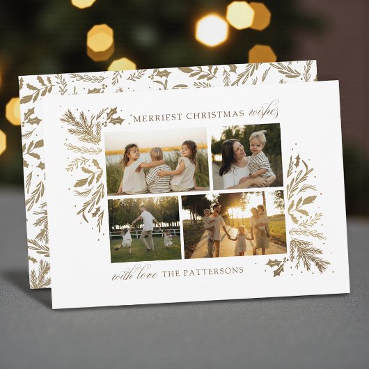 Frohe Weihnachten wünscht 4 Foto Botanische Flora