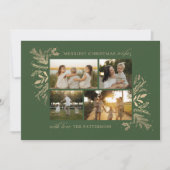 Frohe Weihnachten wünscht 4 Foto Botanische Flora (Vorderseite)