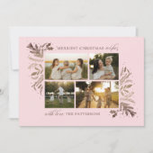 Frohe Weihnachten wünscht 4 Foto Botanische Flora (Vorderseite)