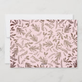 Frohe Weihnachten wünscht 4 Foto Botanische Flora (Rückseite)