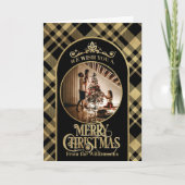 Frohe Weihnachten wünscht Foto Weihnachtskarte (Vorderseite)