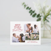 Frohe Weihnachten wünscht Multi-Foto-Urlaub (Stehend Vorderseite)