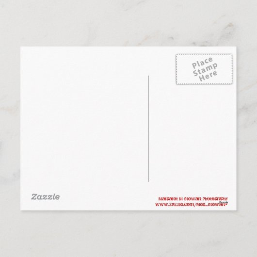 Frohe Weihnachten wünscht, Sie wären hier Postkart (Rückseite)