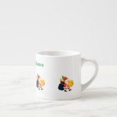 Frohe Weihnachten wünscht Text gedruckte Spezialit Espressotasse (Rechts)