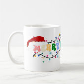 Frohe Weihnachten x Messe , Rentiere , Santa Claus Kaffeetasse (Links)