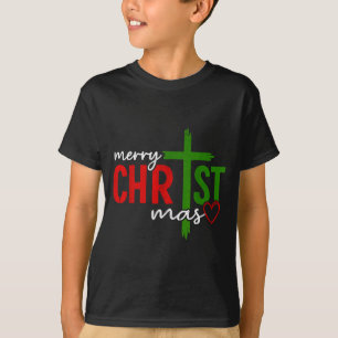 Frohe Weihnachten Xmas Christlich Jesus Feiertag F T-Shirt