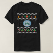 Frohe Weihnachten XMas Weihnachtsbaum Ugly Snowglo T-Shirt (Design vorne)