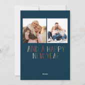 Frohe Weihnachten Ya Filthy Animal Holiday Card (Rückseite)