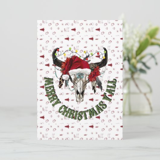 Frohe Weihnachten Y'all (Stehend Vorderseite)