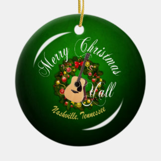 Frohe Weihnachten Y'all aus Nashville Ornament