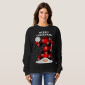 Frohe Weihnachten Yall Blue Gnomes Weihnachten Sweatshirt (Vorne ganz)