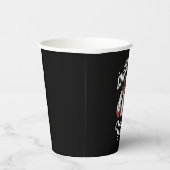 Frohe Weihnachten Y'all Country Cowboy Santa Claus Pappbecher (Rechts)