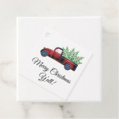 Frohe Weihnachten Y'all Gefälligkeitstags Geschenkanhänger (Beispiel)