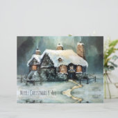 Frohe Weihnachten Y'All Marvelous Winter Night (Stehend Vorderseite)