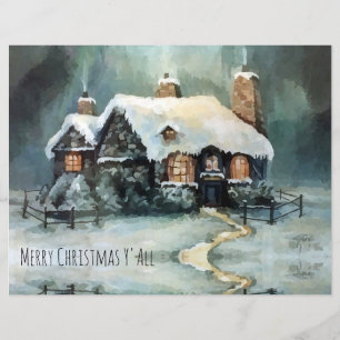 Frohe Weihnachten Y'All Marvelous Winter Night