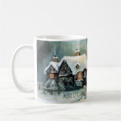 Frohe Weihnachten Y'All Marvelous Winter Night Kaffeetasse (Links)