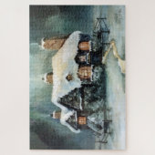 Frohe Weihnachten Y'All Marvelous Winter Night Puzzle (Vertikal)