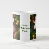 Frohe Weihnachten Ya'll mit Possum Jumbo-Tasse (Vorderseite)