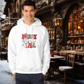 Frohe Weihnachten Y'all Pullover Hooded Sweatshirt