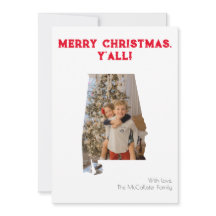 Frohe Weihnachten Y'all Red Alabama Staat Foto